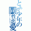 とある少年の同性恋愛（ボーイズラブ）