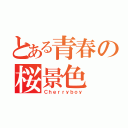 とある青春の桜景色（Ｃｈｅｒｒｙｂｏｙ）