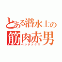 とある潜水士の筋肉赤男（ペンタックス）