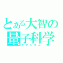 とある大智の量子科学（クアンタム）