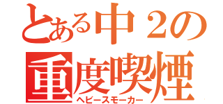 とある中２の重度喫煙（ヘビースモーカー）