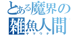 とある魔界の雑魚人間（ヤマウチ）