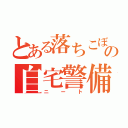 とある落ちこぼれの自宅警備（ニート）