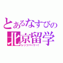 とあるなすびの北京留学（レッツパーリー！）