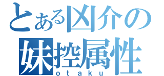 とある凶介の妹控属性（ｏｔａｋｕ）