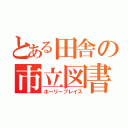 とある田舎の市立図書館（ホーリープレイス）