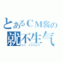 とあるＣＭ酱の就不生气（ＮＯ ＡＮＧＥＲ）