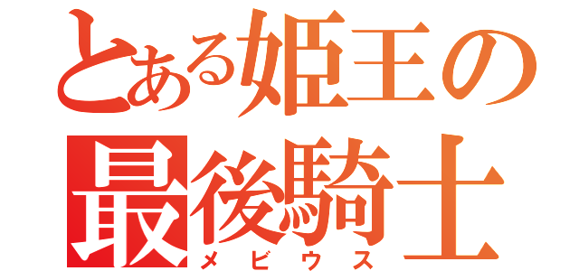 とある姫王の最後騎士（メビウス）