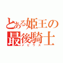 とある姫王の最後騎士（メビウス）