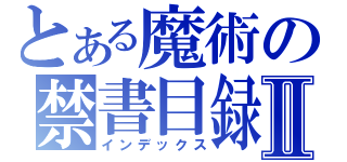 とある魔術の禁書目録Ⅱ（インデックス）