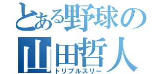 とある野球の山田哲人（トリプルスリー）