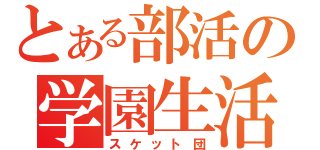 とある部活の学園生活支援（スケット団）