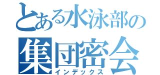 とある水泳部の集団密会（インデックス）