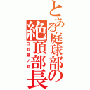 とある庭球部の絶頂部長（白石蔵ノ助）