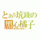 とある坑錢の黑心橘子（變成黑心樂豆了）