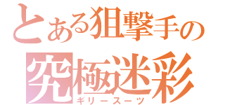 とある狙撃手の究極迷彩服（ギリースーツ）