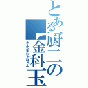 とある厨二の【金科玉条】（きんたまじゃねぇよ）