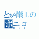 とある崖上のポニョ（魚っ子）