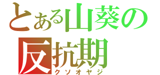 とある山葵の反抗期（クソオヤジ）