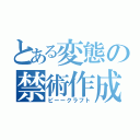 とある変態の禁術作成（ピーークラフト）