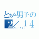 とある男子の２／１４（バレンタイン）