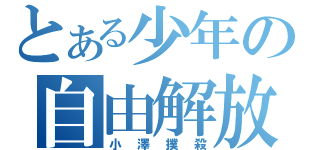 とある少年の自由解放（小澤撲殺）