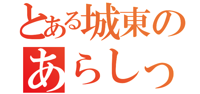 とある城東のあらしっく（）