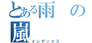 とある雨の嵐（インデックス）