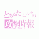 とあるたこルカの攻撃時報（んのうわあっ！！）