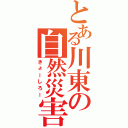 とある川東の自然災害（きょーしろー）