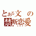 とある文の禁断恋愛（湊　ふみか）