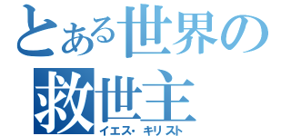 とある世界の救世主（イエス・キリスト）