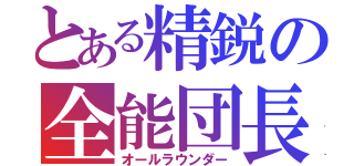 とある精鋭の全能団長（オールラウンダー）