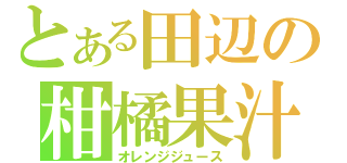 とある田辺の柑橘果汁（オレンジジュース）