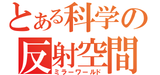 とある科学の反射空間（ミラーワールド）