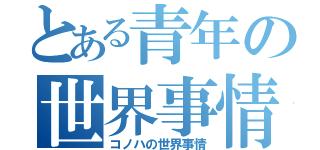 とある青年の世界事情（コノハの世界事情）