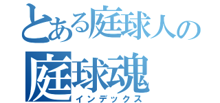 とある庭球人の庭球魂（インデックス）