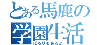 とある馬鹿の学園生活（ぽろりもあるよ）