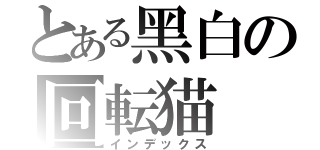 とある黑白の回転猫（インデックス）