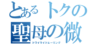 とあるトクの聖母の微笑み（トワイライトヒーリング）