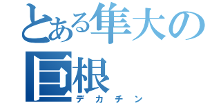 とある隼大の巨根（デカチン）