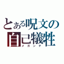 とある呪文の自己犠牲（メガンテ）