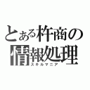 とある杵商の情報処理部（スキルマニア）