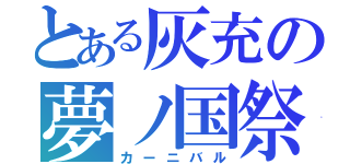 とある灰充の夢ノ国祭（カーニバル）