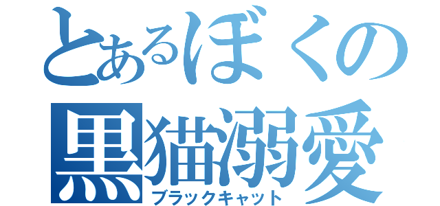 とあるぼくの黒猫溺愛（ブラックキャット）