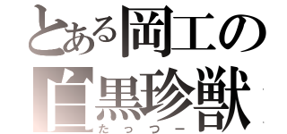 とある岡工の白黒珍獣（たっつー）