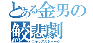 とある金男の鮫悲劇（ニャッスルシャーク）