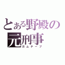 とある野殿の元刑事　（ガムテープ）