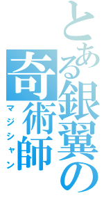 とある銀翼の奇術師（マジシャン）