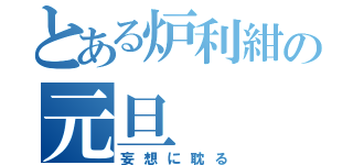 とある炉利紺の元旦（妄想に耽る）